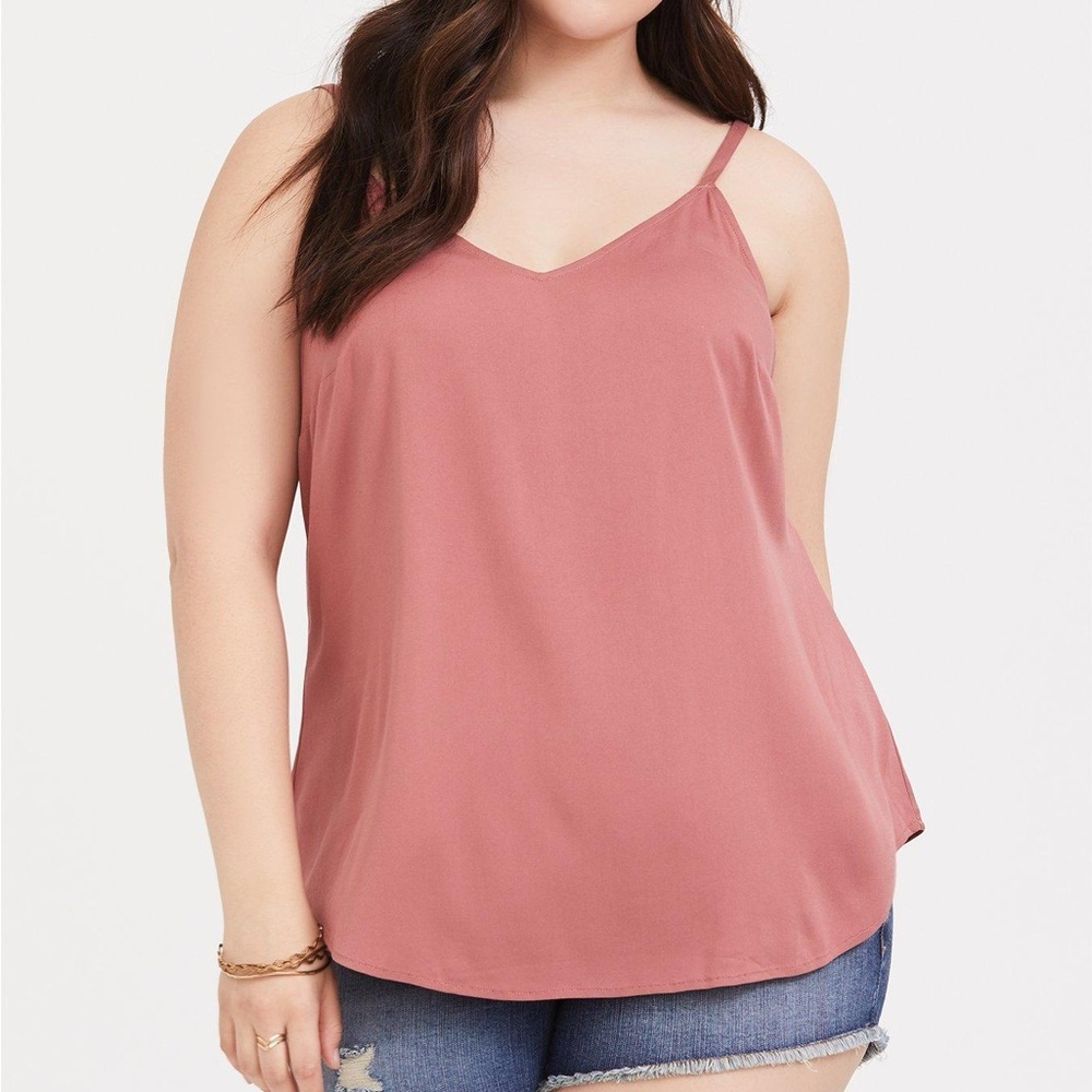 Torrid Rose Stretch Challis Cami